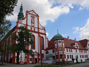 Barockes Kirchengebäude eines Klosters