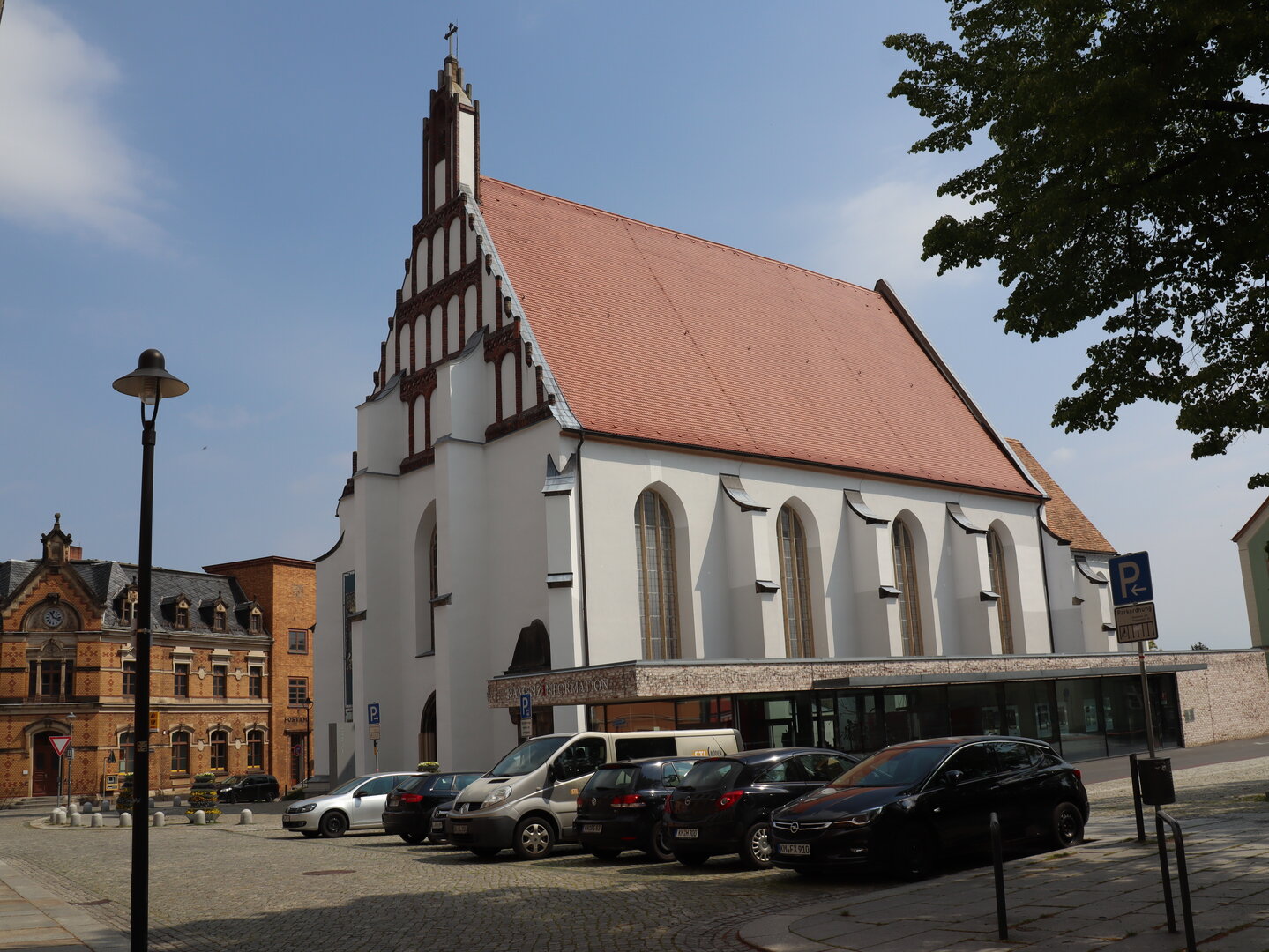 Blick auf die Klosterkirche in Kamenz